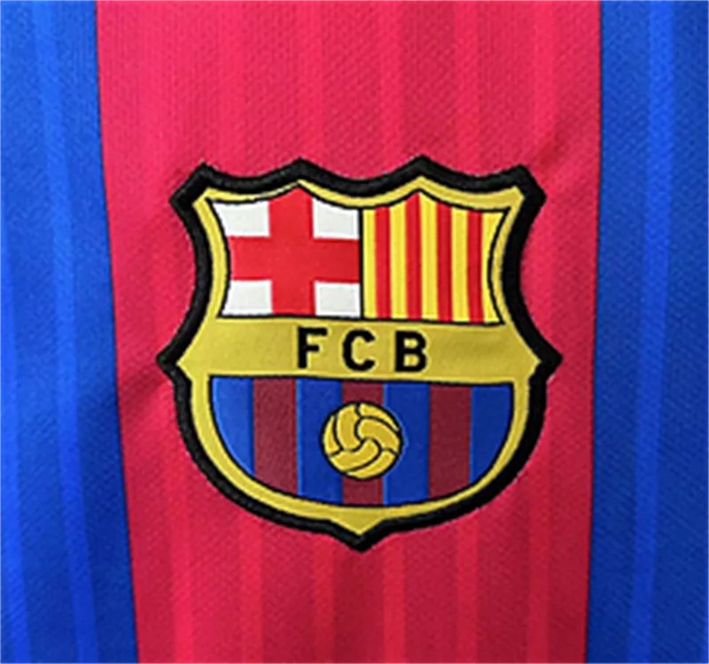 Barcelona 2016/2017 Retro Long Sleeve Barcelona Football Shirt Home 2016/2017 — 5