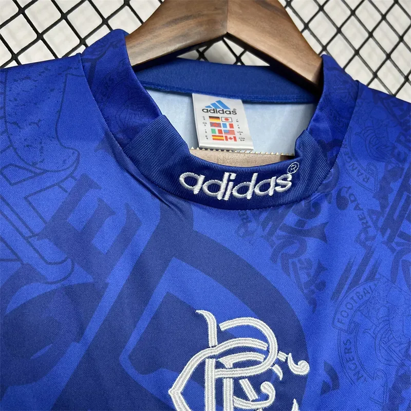 Rangers 1995/1996 Retro Rangers Home Football Shirt 1995/1996 — 5