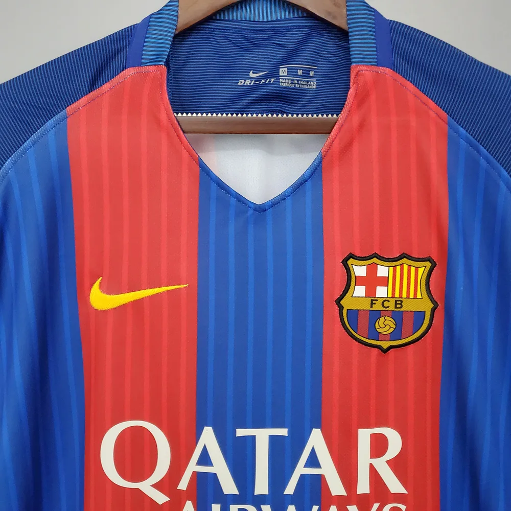 Barcelona 2016/2017 Retro Barcelona Camiseta de fútbol Local 2016/2017 — 3
