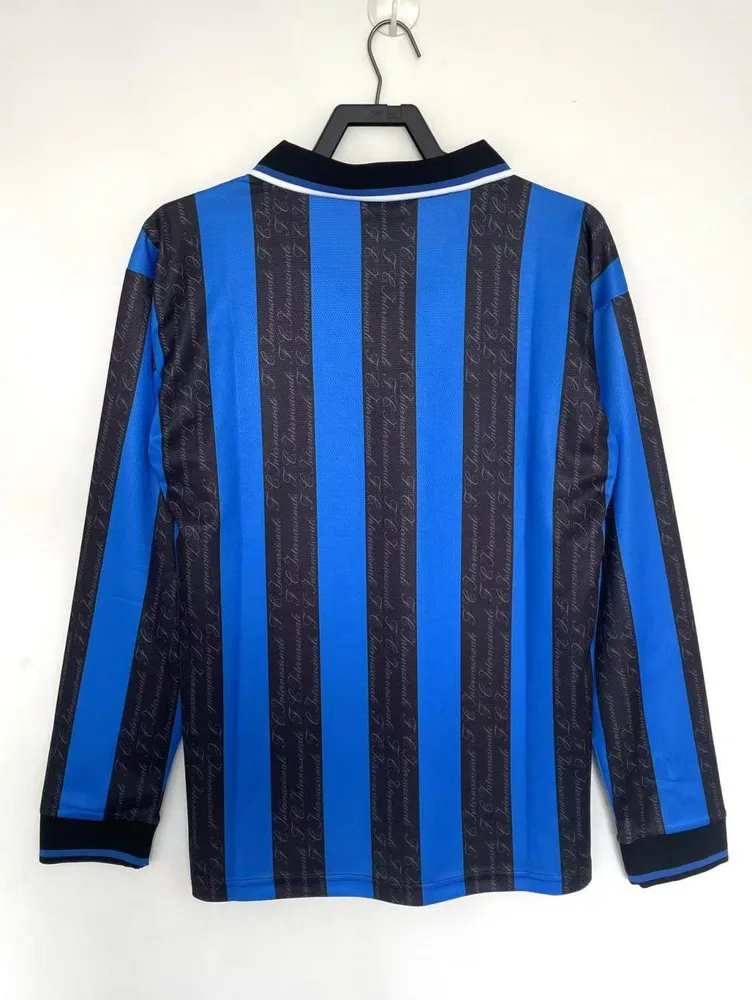 Inter Milan 1997/1998 Retro Long Sleeve Internazionale Milan Home Football Jersey 1997/1998 — 2