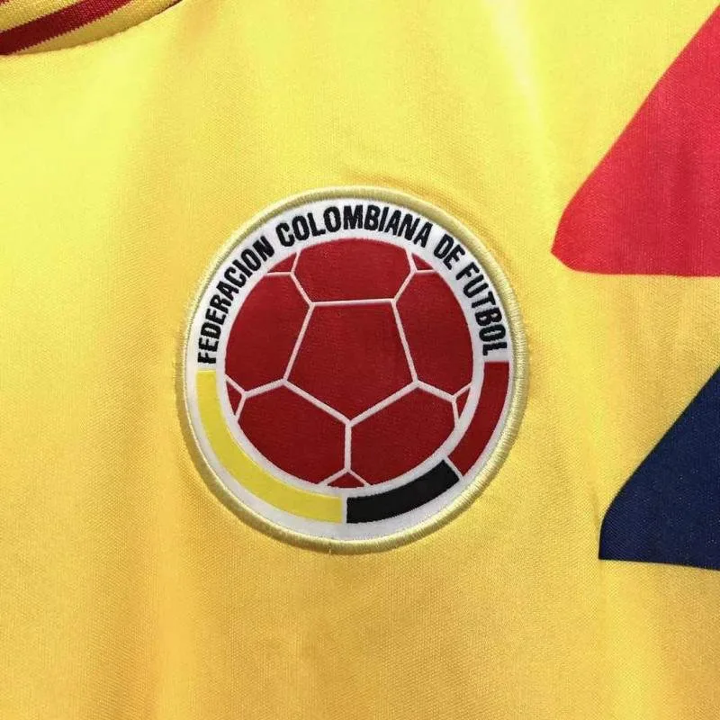 Colombia 1990 Retro Colombia Home Football Shirt 1990 — 4