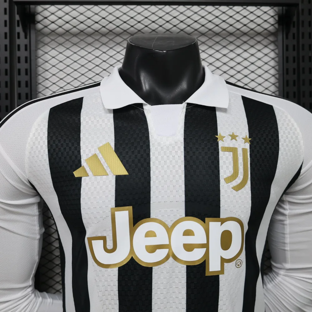 Juventus 2026/2027 Long Sleeve Player Version Juventus Home Football Jersey 2026/27 — 3