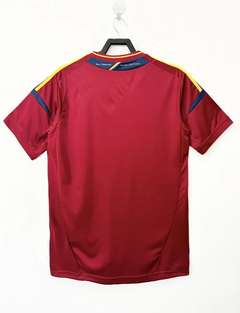 Spain 2012 Retro Spain Home Soccer Shirt 2012 — 2