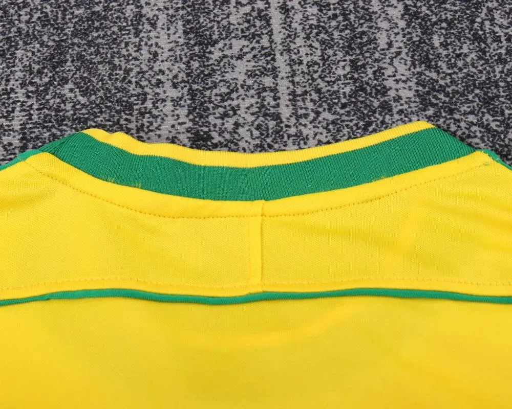 Brazil 1998 Retro Brazil Local Camiseta de fútbol Talla infantil 1998 — 3