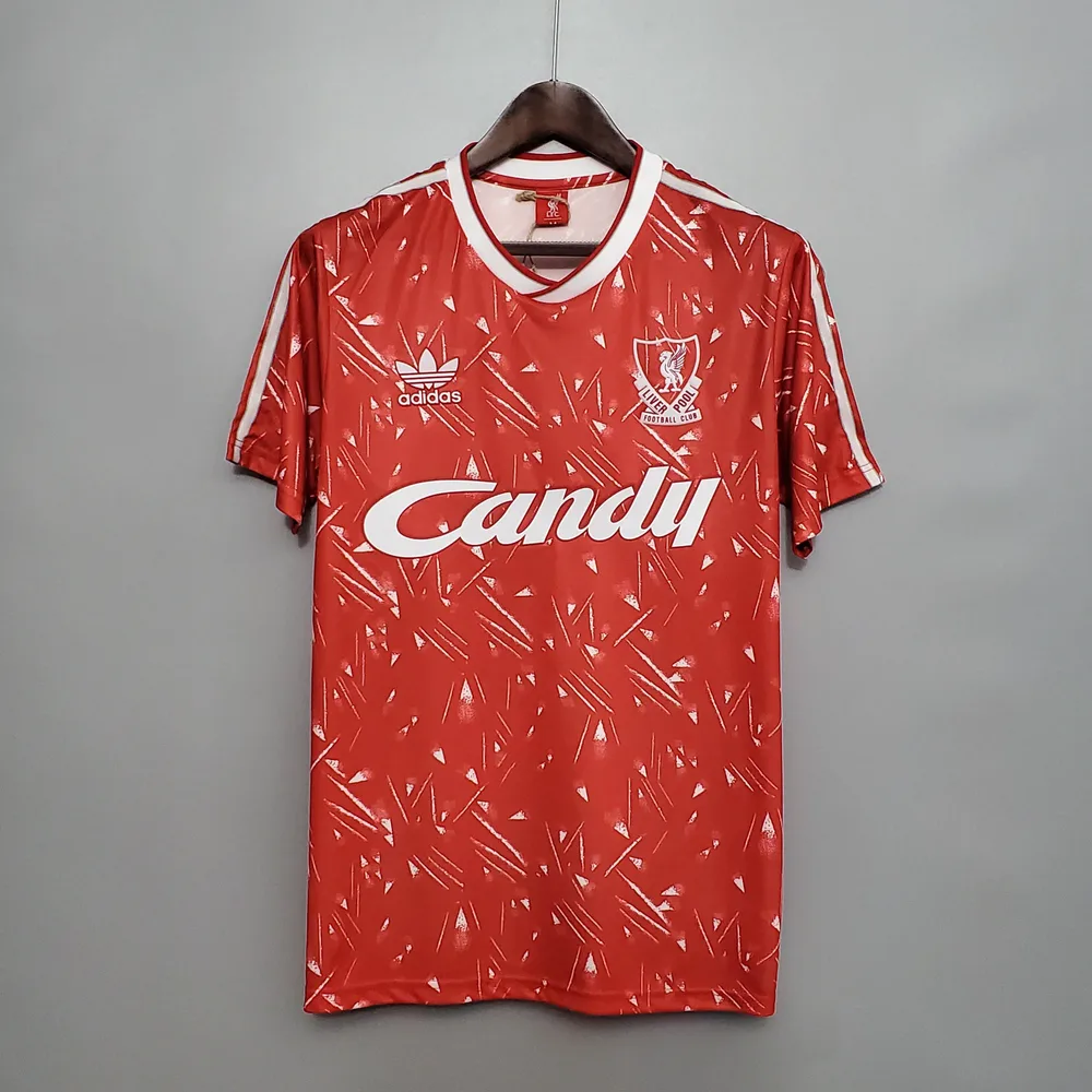 Liverpool Retro 1989/1991 Liverpool Camiseta de fútbol Local 1989/1991