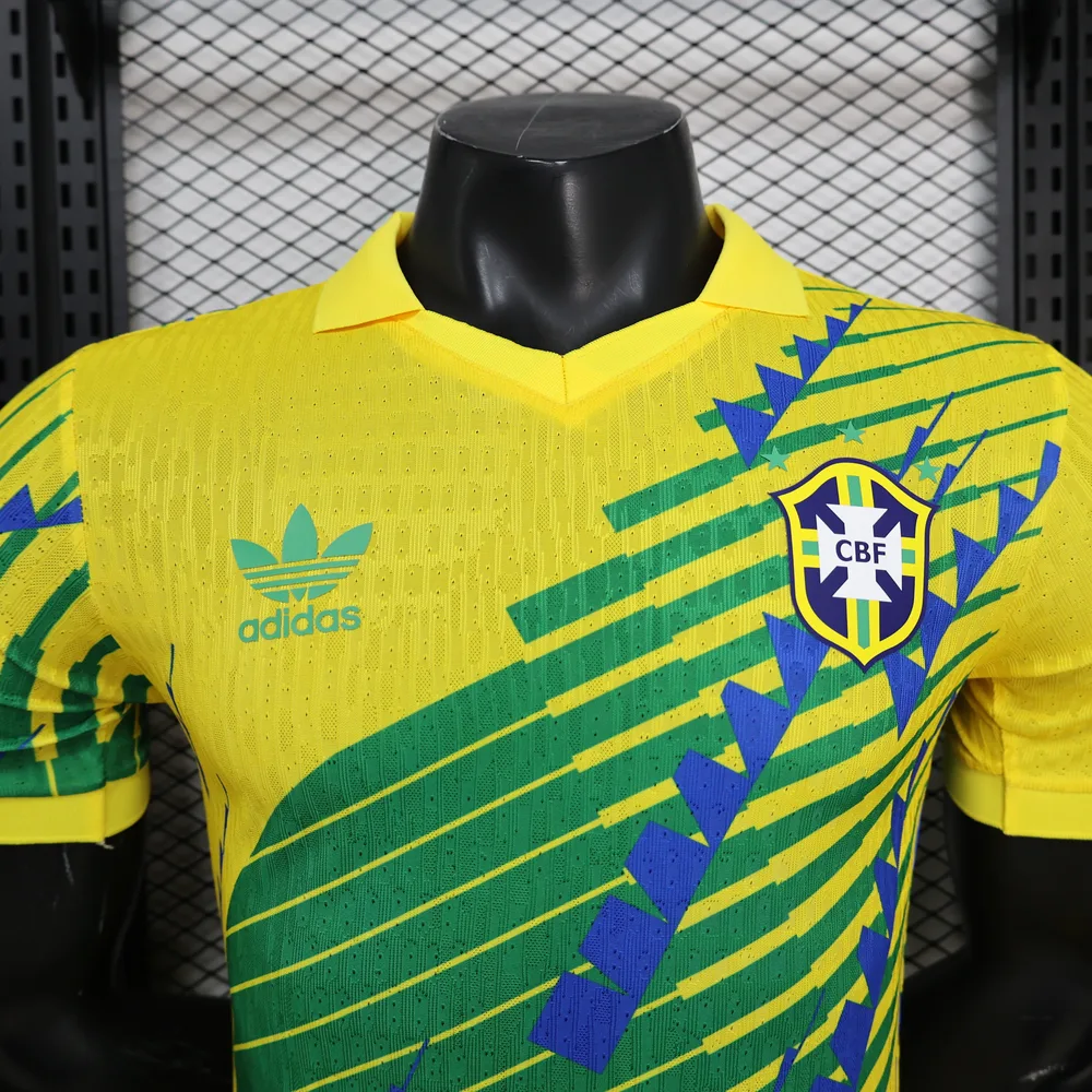 Brazil 2026 Versión jugador Brazil National Team Retro Edición especial Camiseta de fútbol 2026 — 3