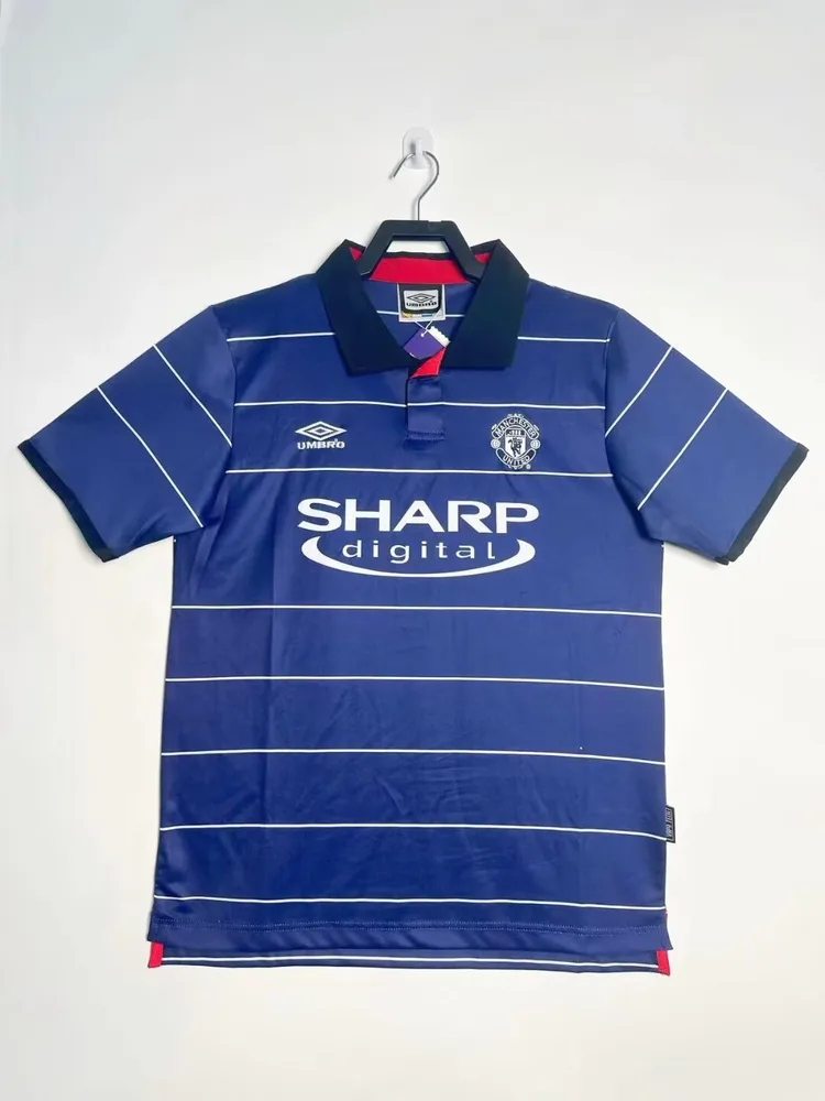 Manchester United 1999/2000 Retro Manchester United Visitante Camiseta de fútbol 1999/2000