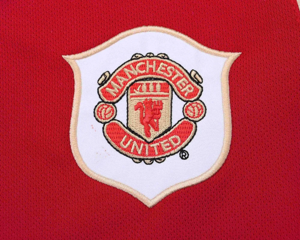 Manchester United 2006-2007 Retro Manchester United Home Football Shirt Kids Size 2006/2007 — 5