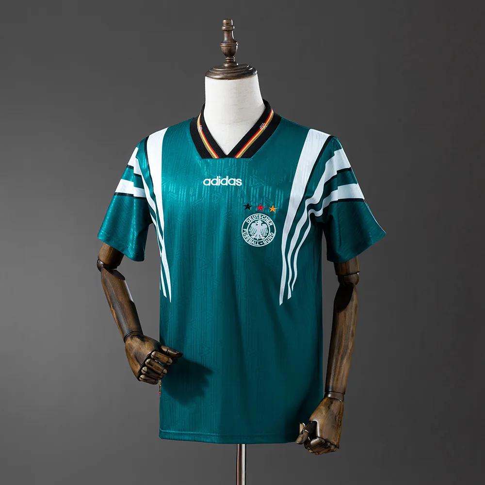 Germany 1996 Retro Germany Visitante Camiseta de fútbol Camiseta de fútbol 1996
