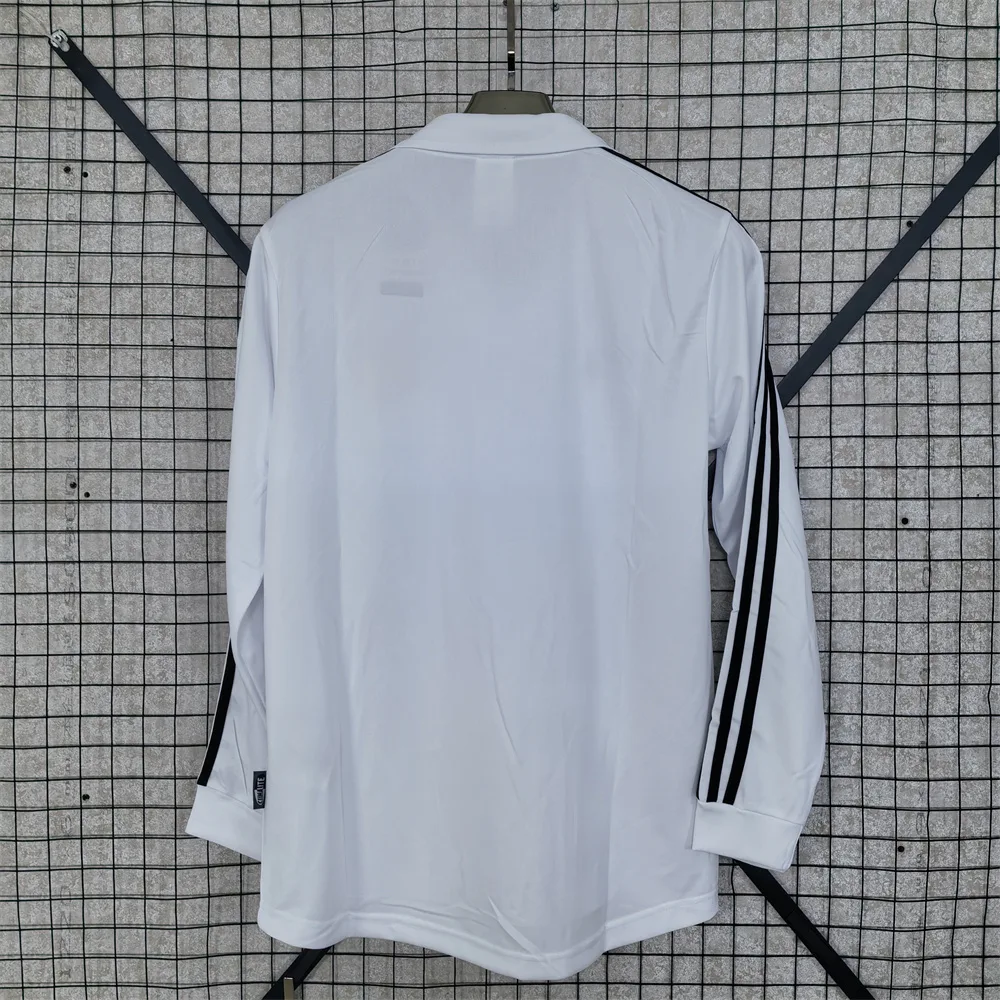 Real Madrid 2002/2003 Retro Long Sleeve Real Madrid Champions League Edition Home Football Jersey 2002/2003 — 2