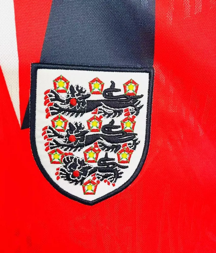 England 1992 Retro England Away Soccer Jersey 1992 — 6