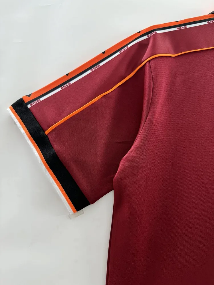 AS Roma 1998-1999 Retro Roma Home Soccer Jersey 1998/1999 — 7