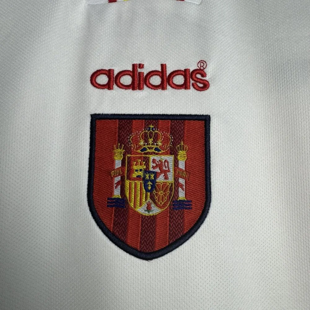 Spain 1996 Retro Spain Tercera Visitante Camiseta de fútbol 1996 — 7