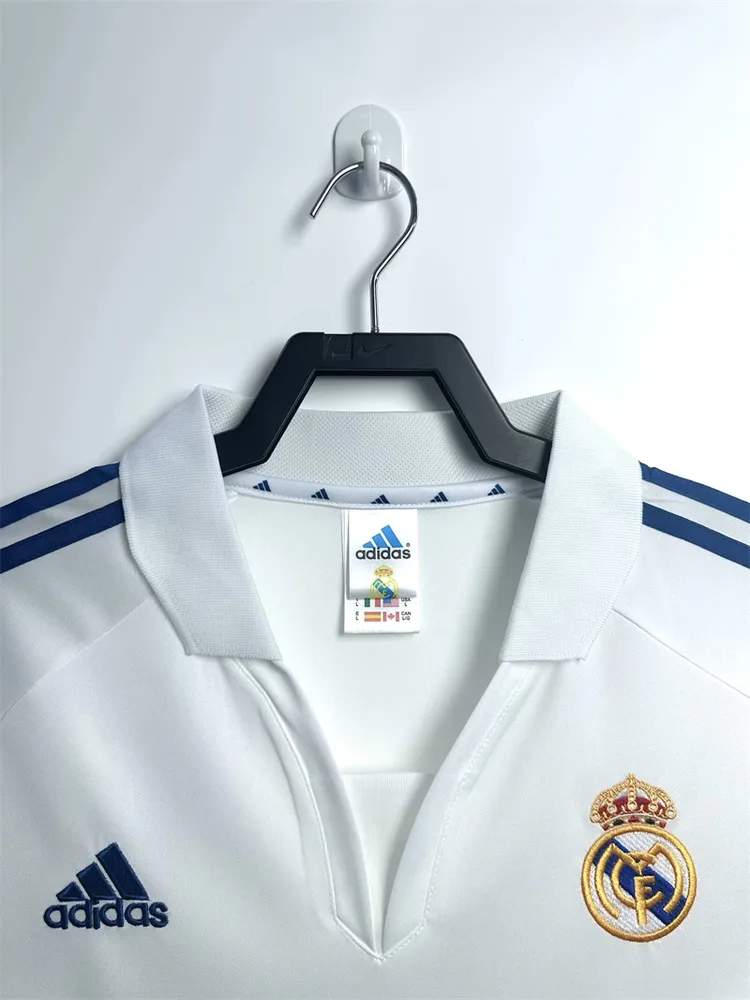 Real Madrid 2001/2002 Retro Real Madrid Local Camiseta de fútbol 2001/2002 — 3