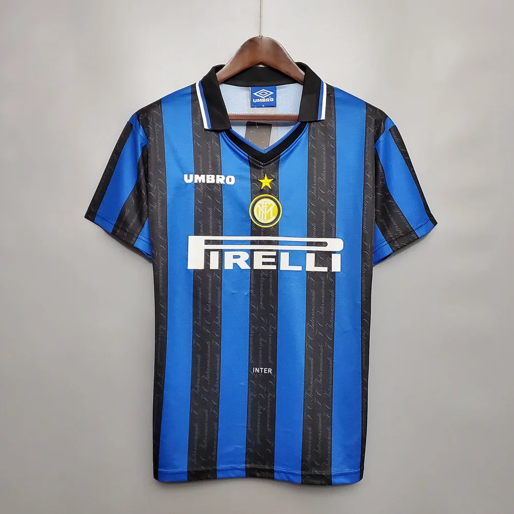 Inter Milan 1997/1998 Retro Internazionale Milan Local Camiseta de fútbol 1997/1998