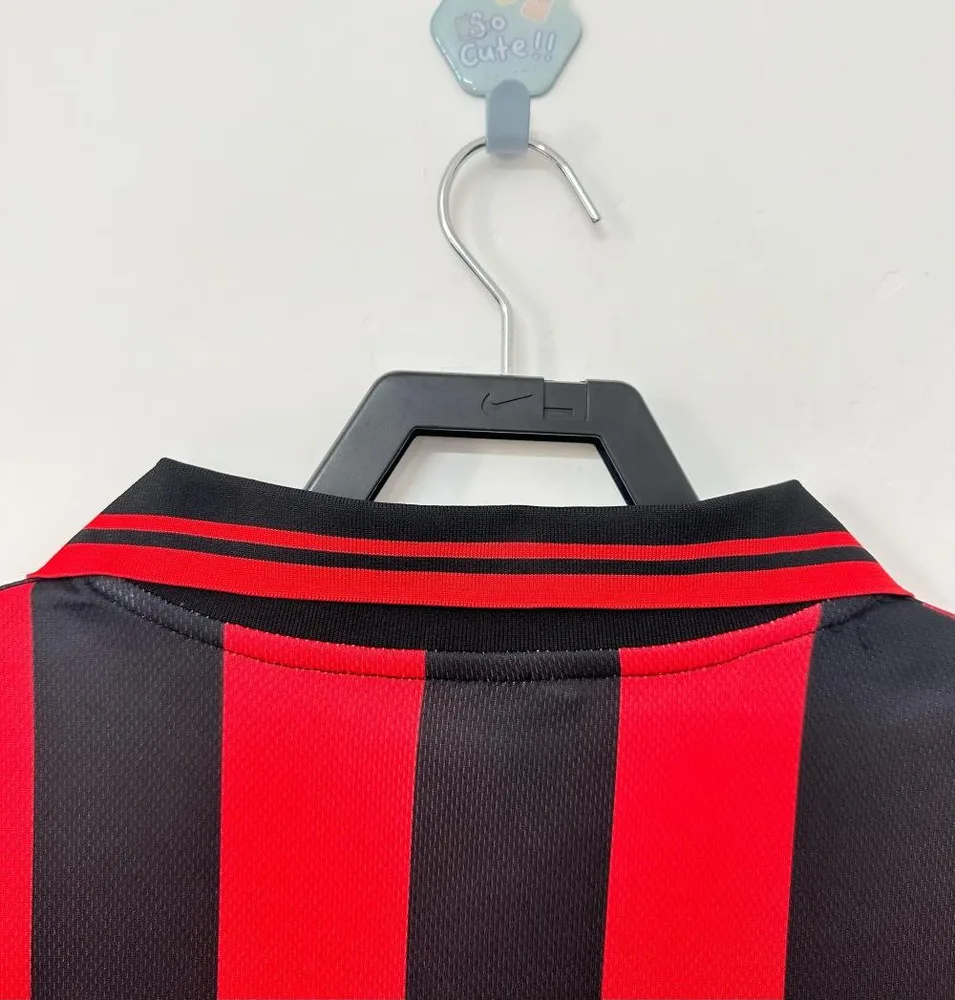 AC Milan 1996/1997 Retro AC Milan Home Football Shirt 1996/1997 — 4