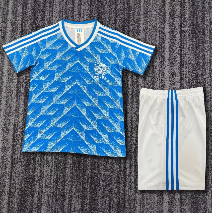 Netherlands 1988 Retro Netherlands Visitante Camiseta de fútbol Talla infantil 1988