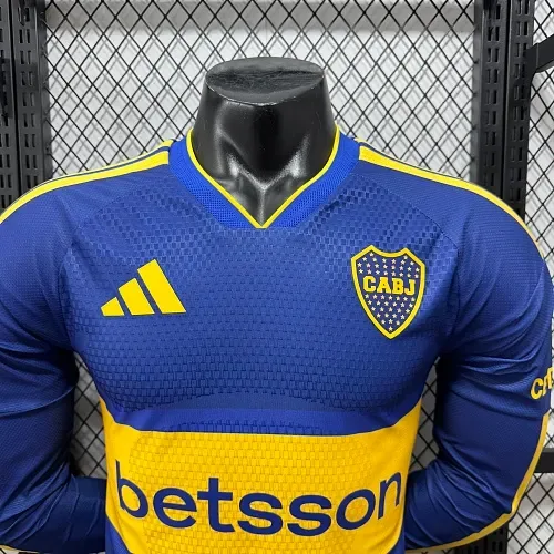 Boca Juniors 2026/2027 Long Sleeves Versión jugador Boca Juniors Local Camiseta de fútbol 2026/27 — 7