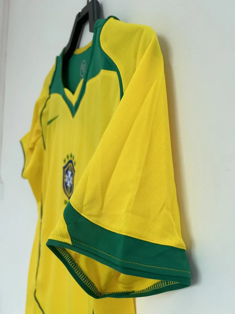Brazil 2004 Retro Brazil Local Camiseta de fútbol 2004 — 4