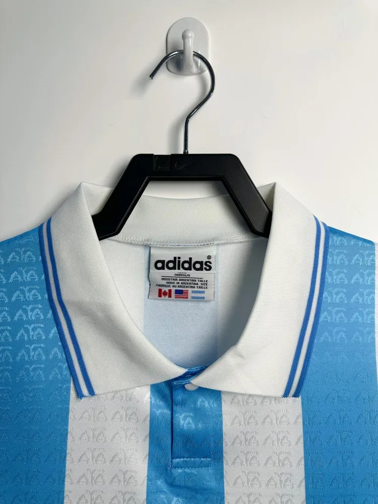 Argentina 1994 Retro Argentina National Team Home Jersey 1994 — 3