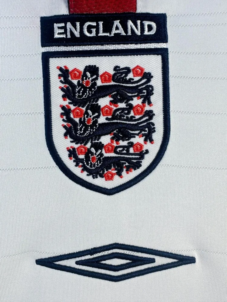 England 2004 Retro England Local Camiseta de fútbol 2004 — 6
