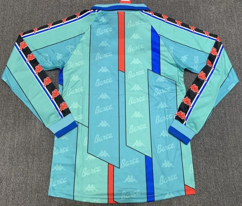 Barcelona 1996/1997 Retro Barcelona Away Football Jersey Long Sleeve 1996/1997 — 2