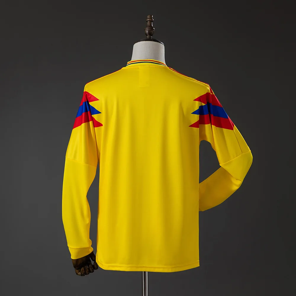 Colombia 1990 Colombia Home Retro Long Sleeve Jersey 1990 — 2
