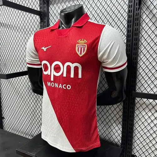 AS Monaco 2026/2027 Versión jugador AS Monaco Local Camiseta de fútbol 2026/27 — 4
