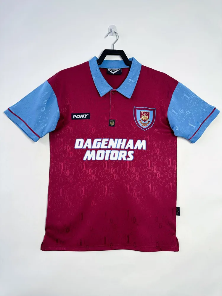 West Ham 1995-1997 Retro West Ham United Camiseta de fútbol Local 1995/1997