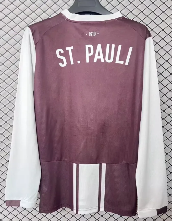 St Pauli 2026/2027 Long Sleeve St Pauli Training Suit Football Jersey 2026/27 — 2