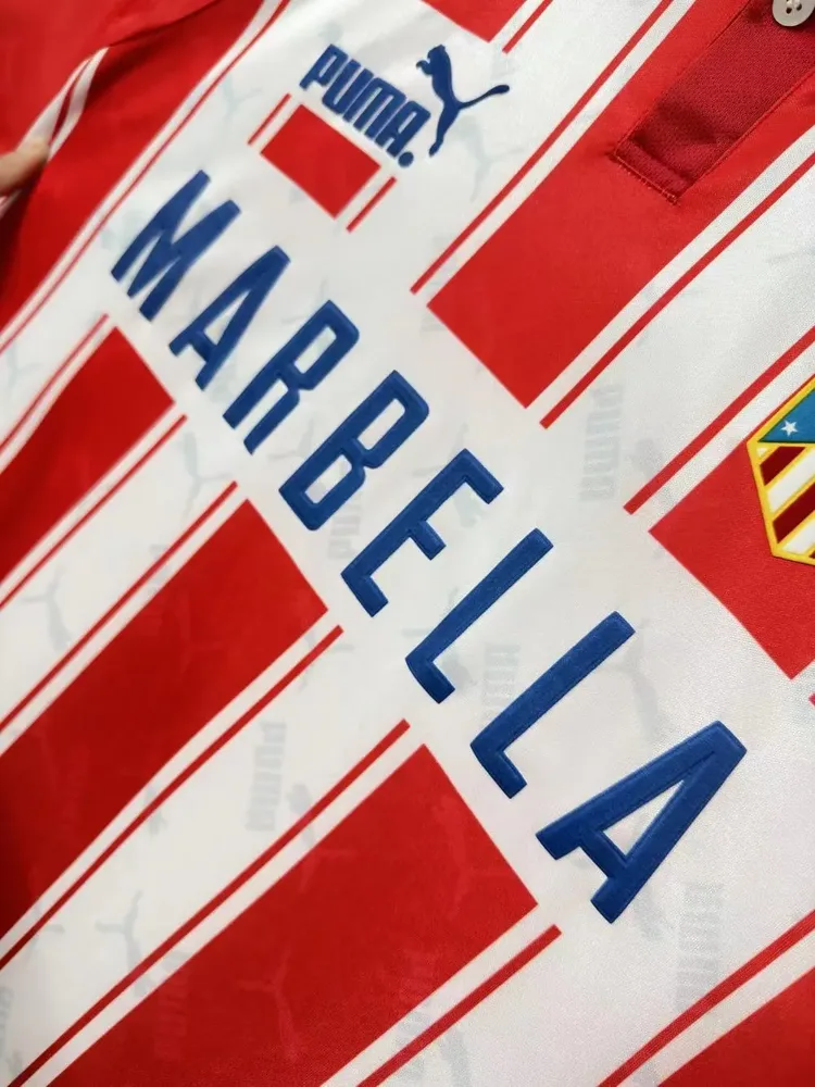 Atlético Madrid 1994/1995 Retro Atletico Madrid Home Soccer Jersey 1994/1995 — 4