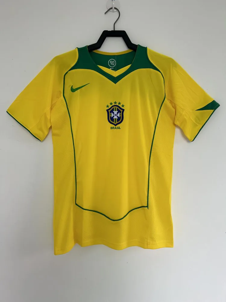 Brazil 2004 Retro Brazil Local Camiseta de fútbol 2004