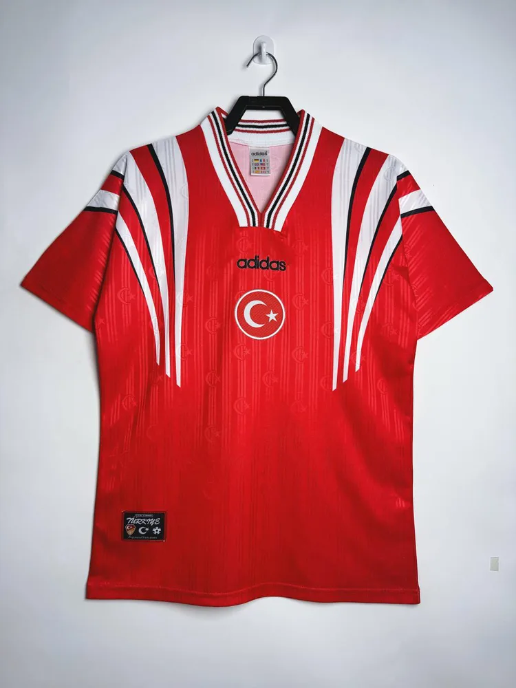 Turkiye 1996 Retro Türkiye National Team Local Camiseta de fútbol 1996