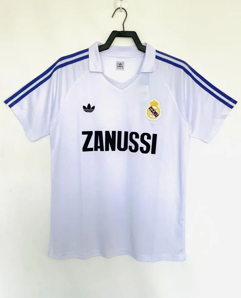 Real Madrid 1984/1985 Retro Real Madrid Local Camiseta de fútbol 1984/1985
