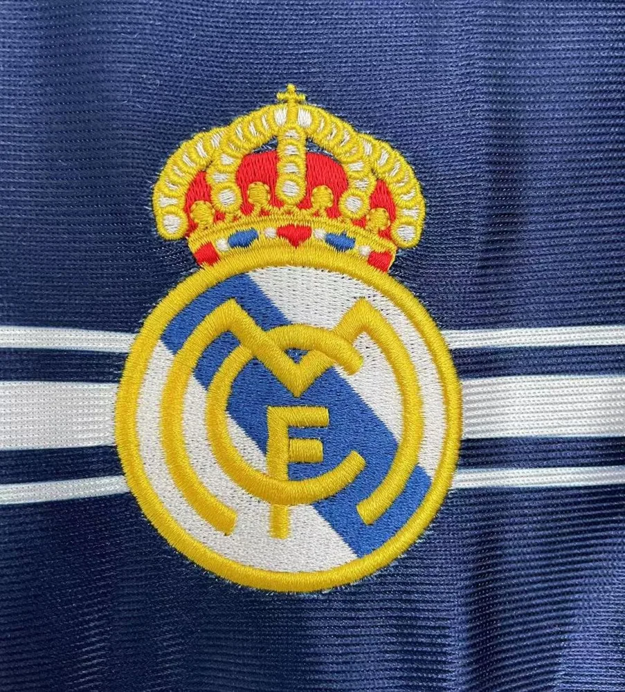Real Madrid 1998/1999 Retro Real Madrid Away Soccer Jersey 1998/1999 — 5