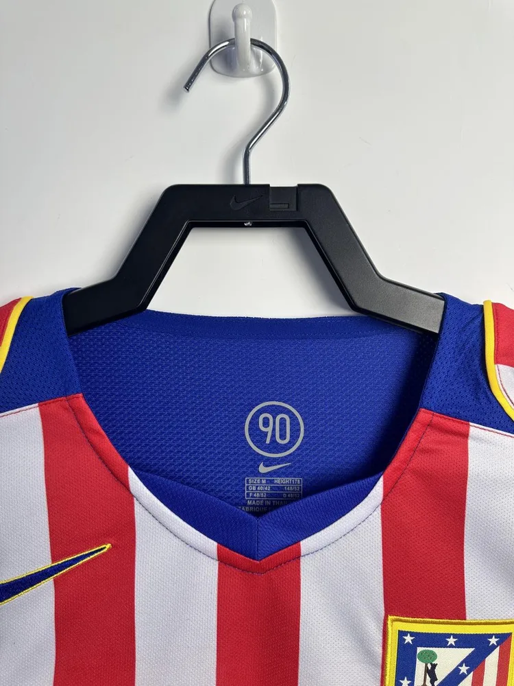 Atlético Madrid 2004/2005 Retro Manga larga Atletico Madrid Local Camiseta de fútbol 2004/2005 — 3