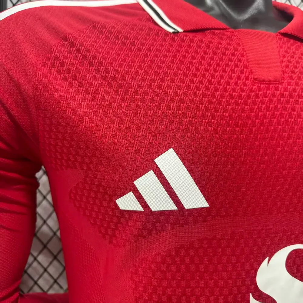 Manchester United 2026/2027 Long Sleeve Player Version Manchester United Home Football Jersey 2026/27 — 6