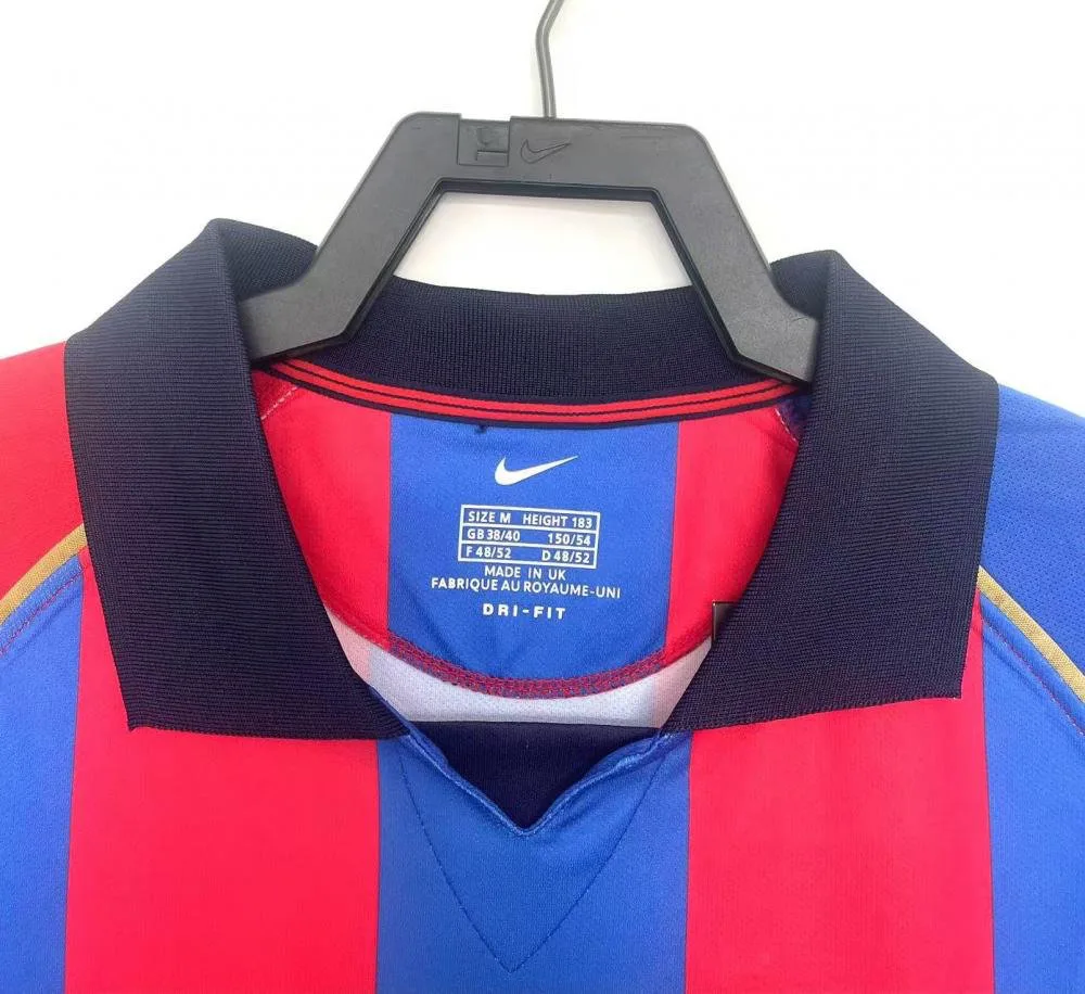 Barcelona 2001/2002 Retro Barcelona Home Football Shirt 2001/2002 — 3