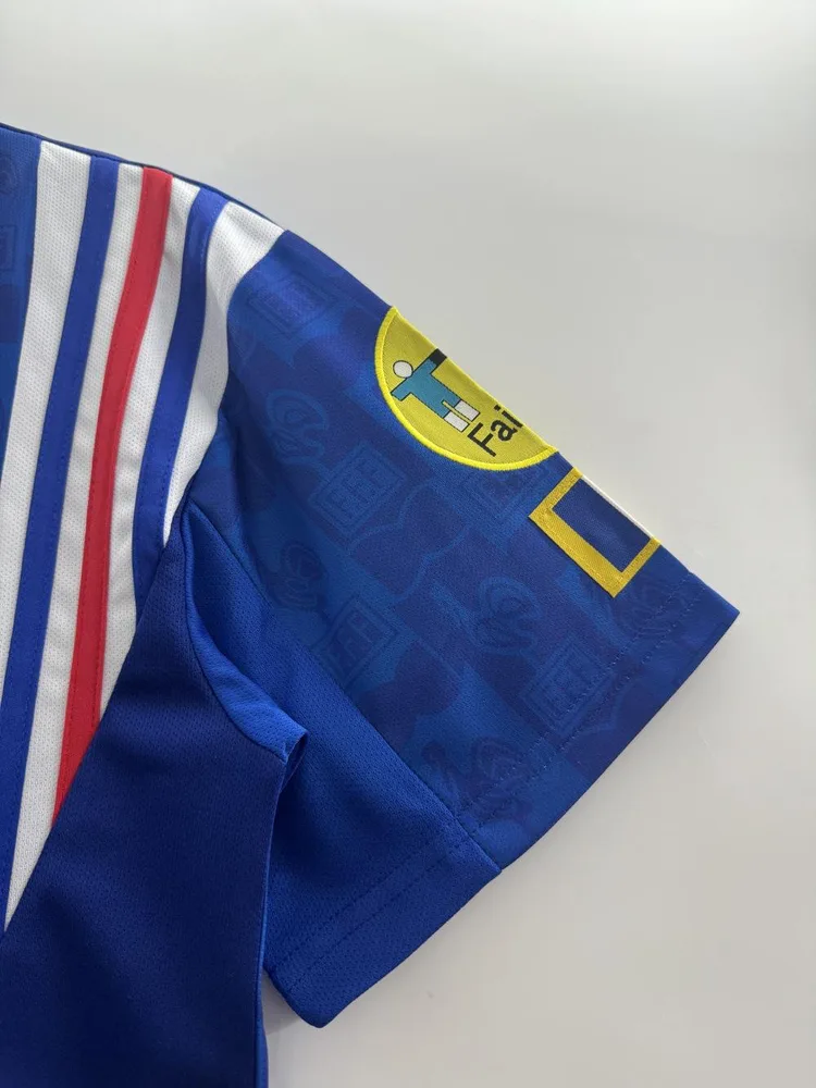 France 1996 Retro France Home Football Shirt 1996 — 8