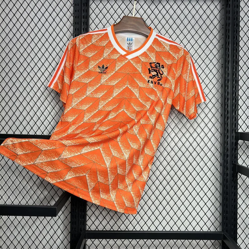 Netherlands 1998 Retro Netherlands National Team Home Football Shirt 1998 — 2