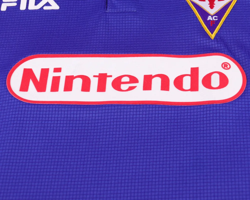 Fiorentina 1998-1999 Retro Fiorentina Home Football Shirt Kids Size 1998/1999 — 5