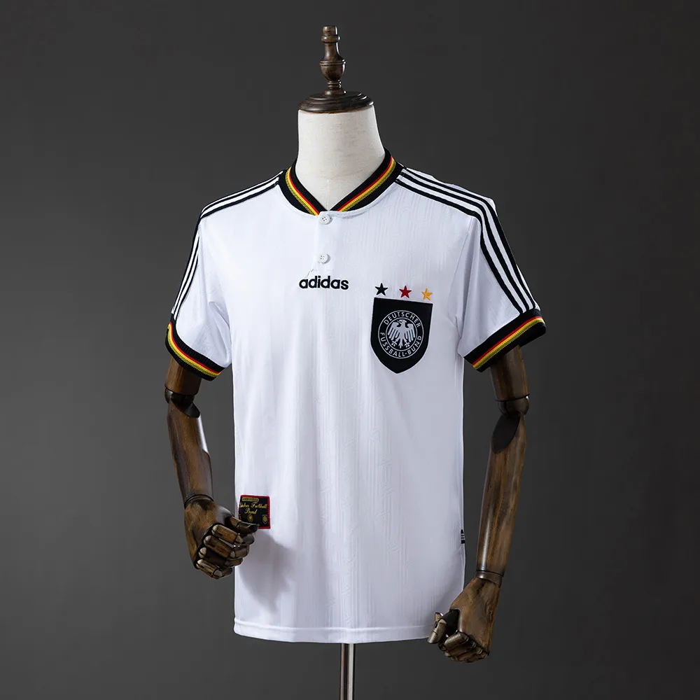 Germany 1996 Retro Germany Local Camiseta de fútbol Camiseta de fútbol 1996