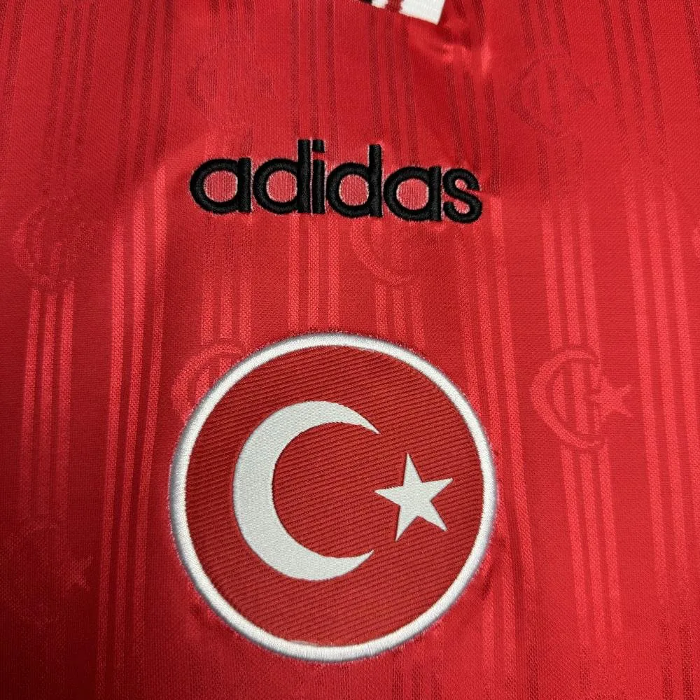 Turkiye 1996 Retro Türkiye National Team Home Football Shirt 1996 — 7
