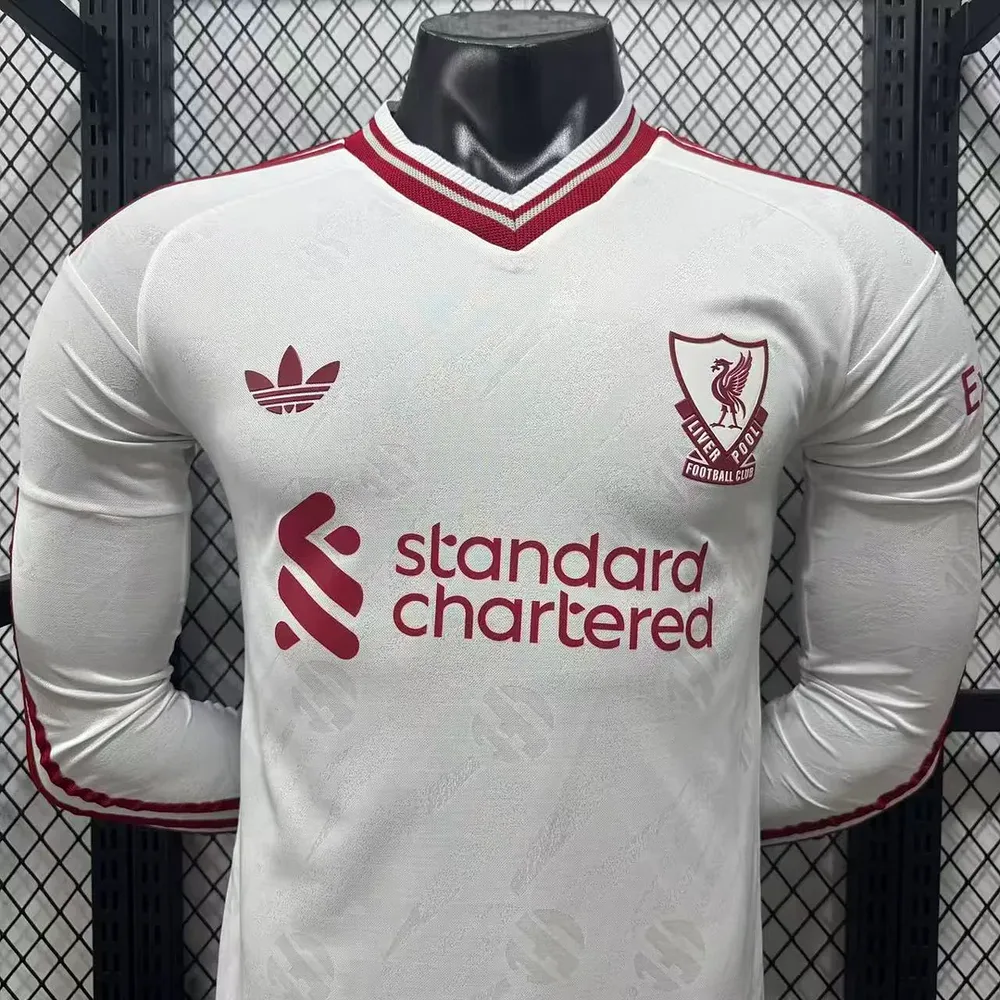 Liverpool 2026/2027 Long Sleeve Player Version Liverpool Away Football Jersey 2026/27 — 9