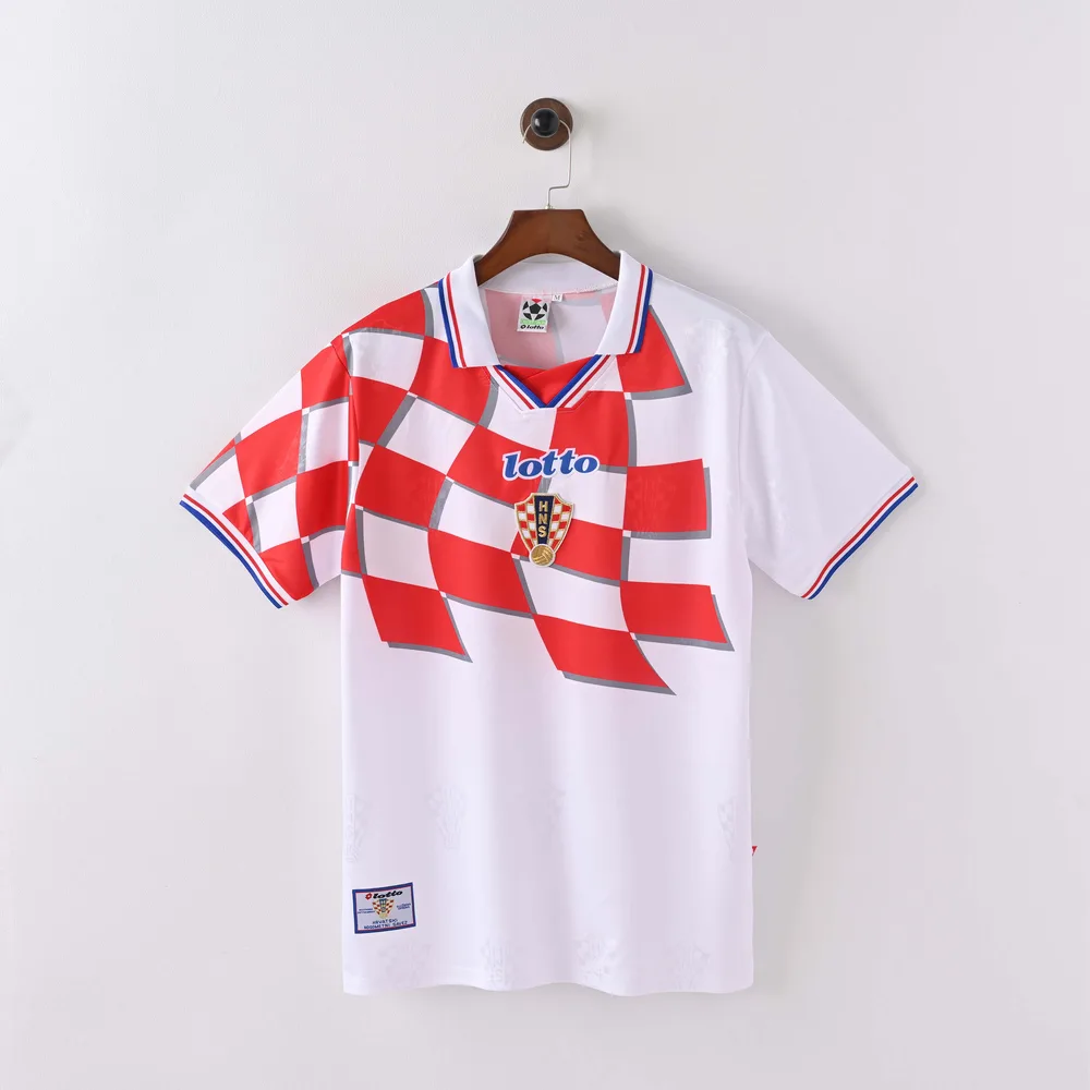 Croatia 1998 Retro Croatia National Team Home Football Shirt 1998 — 3