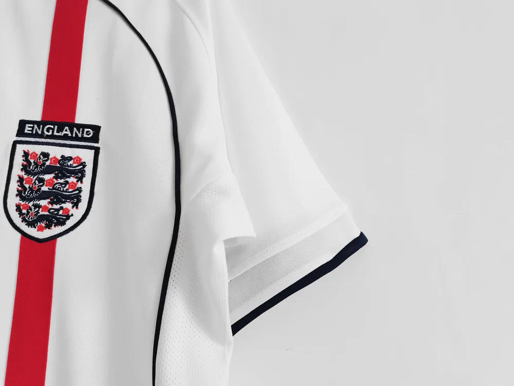 England 2002 Retro England Home Football Shirt 2002 — 5