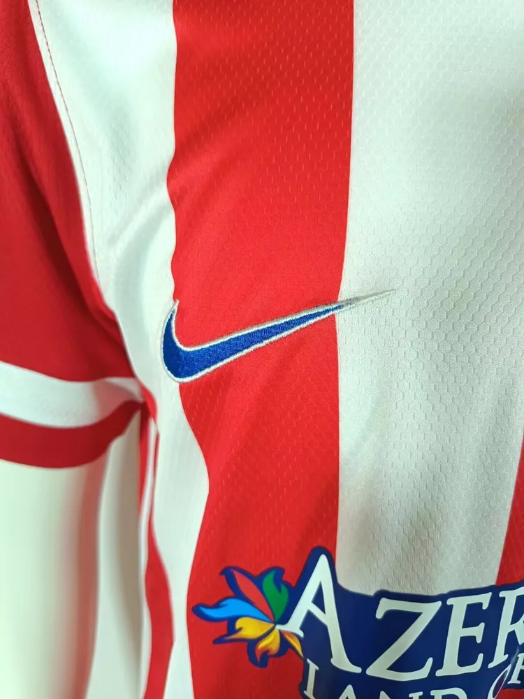 Atlético Madrid 2013-2014 Retro Atletico Madrid Home Soccer Jersey 2013/2014 — 6