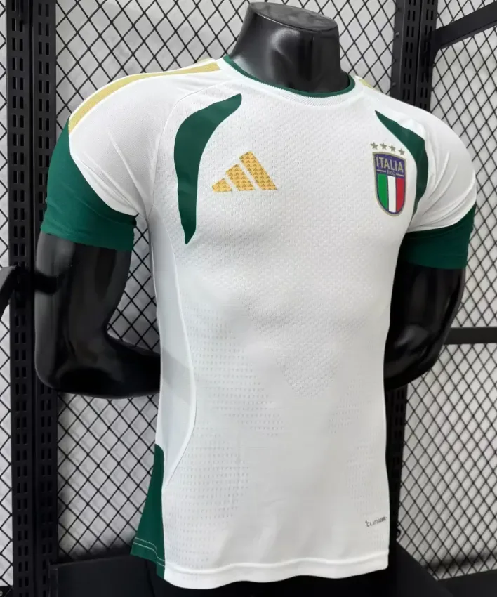 Italy 2026/2027 Player Version Italy Training Suit White Football Jersey 2026/27 — 3