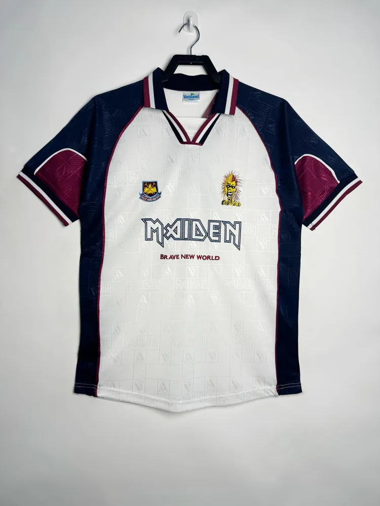 West Ham 1999 Retro West Ham United Camiseta de fútbol Visitante 1999