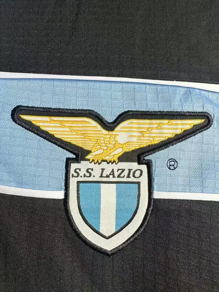 Lazio 1998/1999 Retro Manga larga Lazio Visitante Camiseta de fútbol 1998/1999 — 5